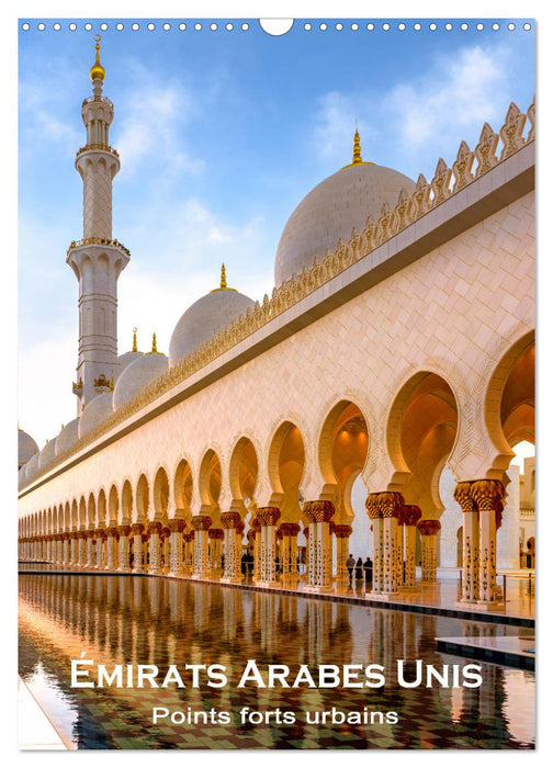 Émirats Arabes Unis – Points forts urbains (CALVENDO Calendrier mensuel 2026)