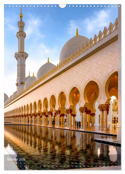 Émirats Arabes Unis – Points forts urbains (CALVENDO Calendrier mensuel 2026)