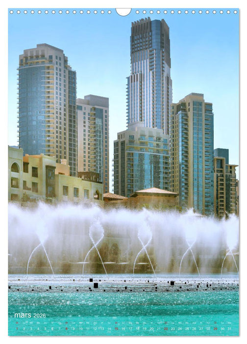 Émirats Arabes Unis – Points forts urbains (CALVENDO Calendrier mensuel 2026)