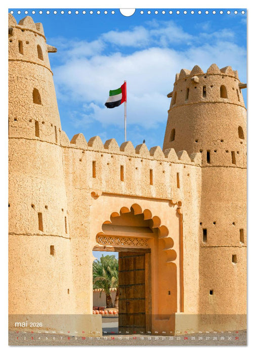 Émirats Arabes Unis – Points forts urbains (CALVENDO Calendrier mensuel 2026)