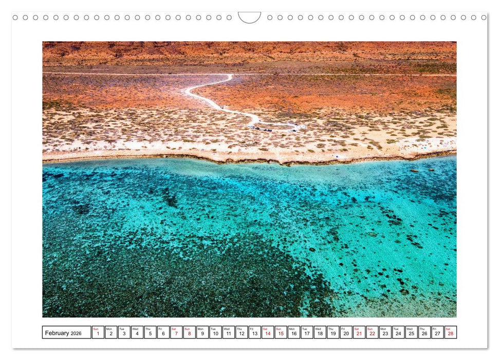 Seascapes of Western Australia (CALVENDO Monthly Calendar 2026)