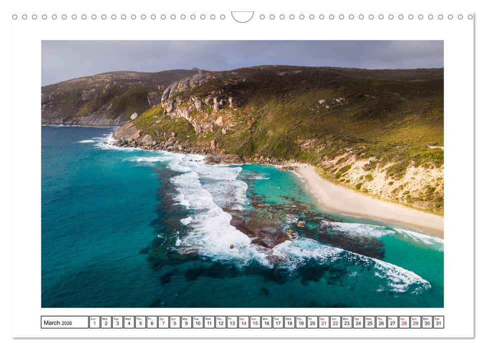 Seascapes of Western Australia (CALVENDO Monthly Calendar 2026)
