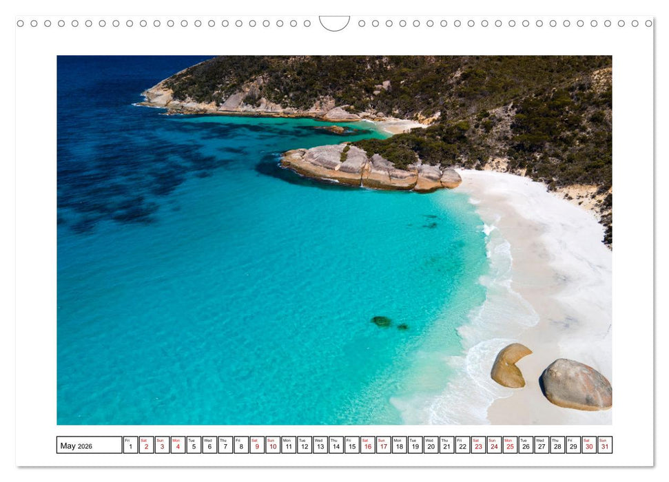 Seascapes of Western Australia (CALVENDO Monthly Calendar 2026)