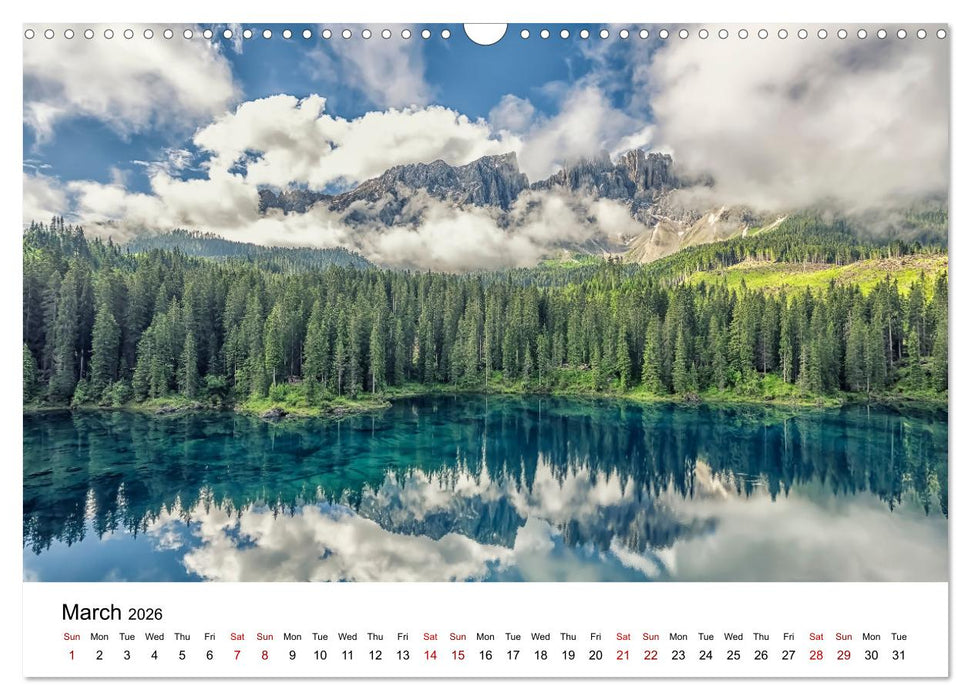 Dazzling Italy (CALVENDO Monthly Calendar 2026)