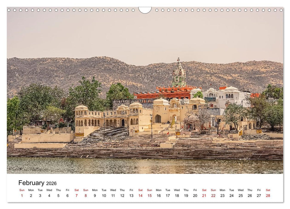 Wonderful India (CALVENDO Monthly Calendar 2026)