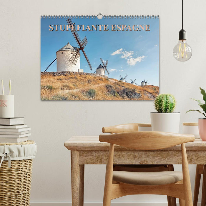 Stupéfiante Espagne (CALVENDO Calendrier mensuel 2026)