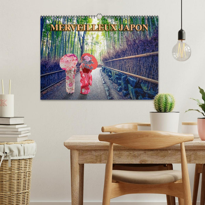 Merveilleux Japon (CALVENDO Calendrier mensuel 2026)