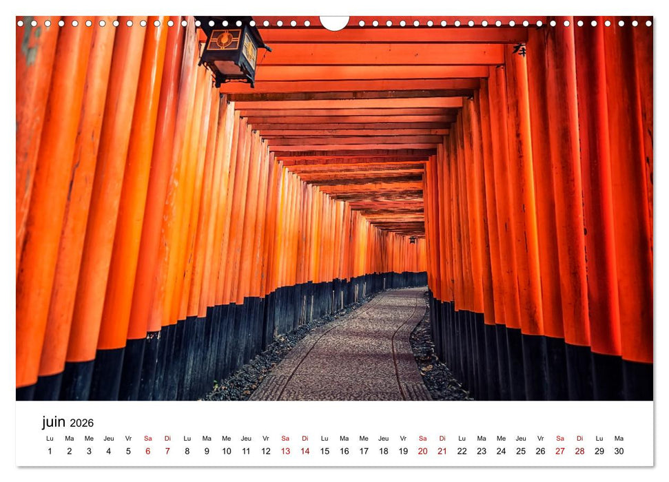 Merveilleux Japon (CALVENDO Calendrier mensuel 2026)