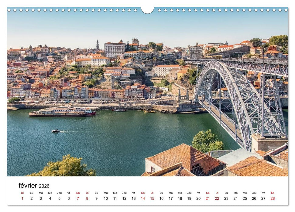 Séduisant Portugal (CALVENDO Calendrier mensuel 2026)