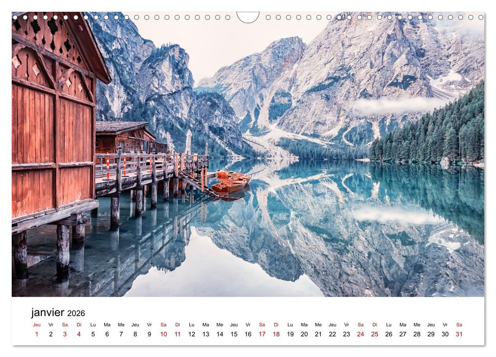 Merveilleuse Italie (CALVENDO Calendrier mensuel 2026)