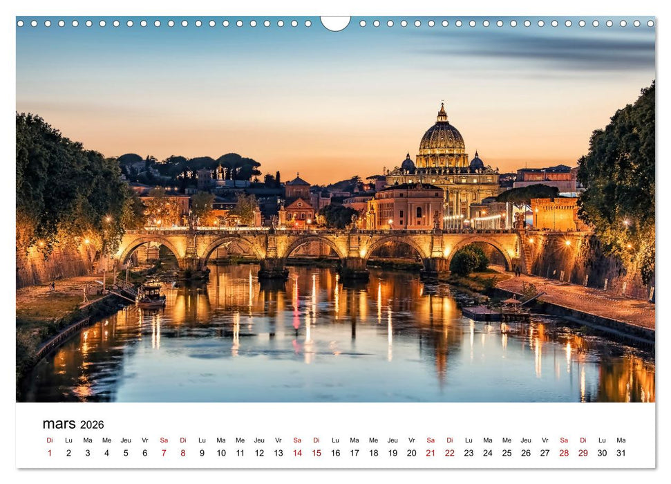 Merveilleuse Italie (CALVENDO Calendrier mensuel 2026)