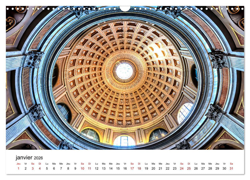 Rome, La Cité Éternelle (CALVENDO Calendrier mensuel 2026)