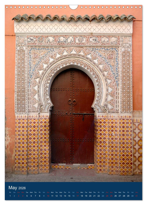 Oriental Doors (CALVENDO Monthly Calendar 2026)