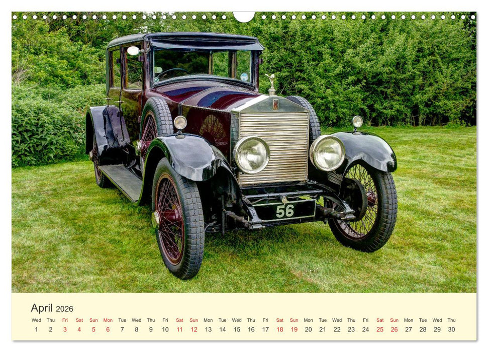 Iconic British Cars (CALVENDO Monthly Calendar 2026)