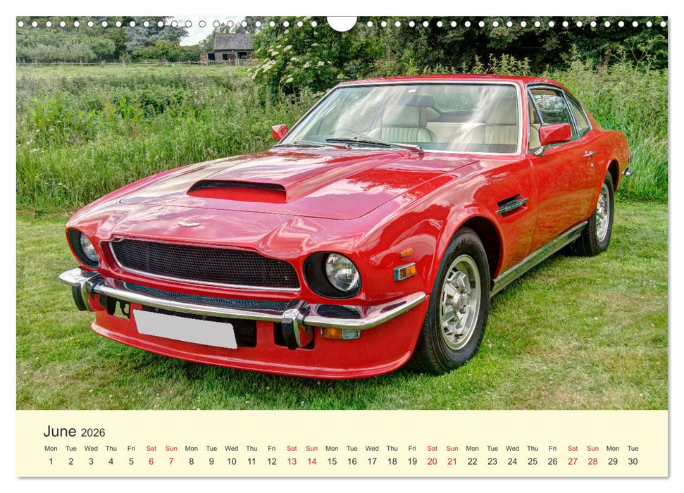 Iconic British Cars (CALVENDO Monthly Calendar 2026)