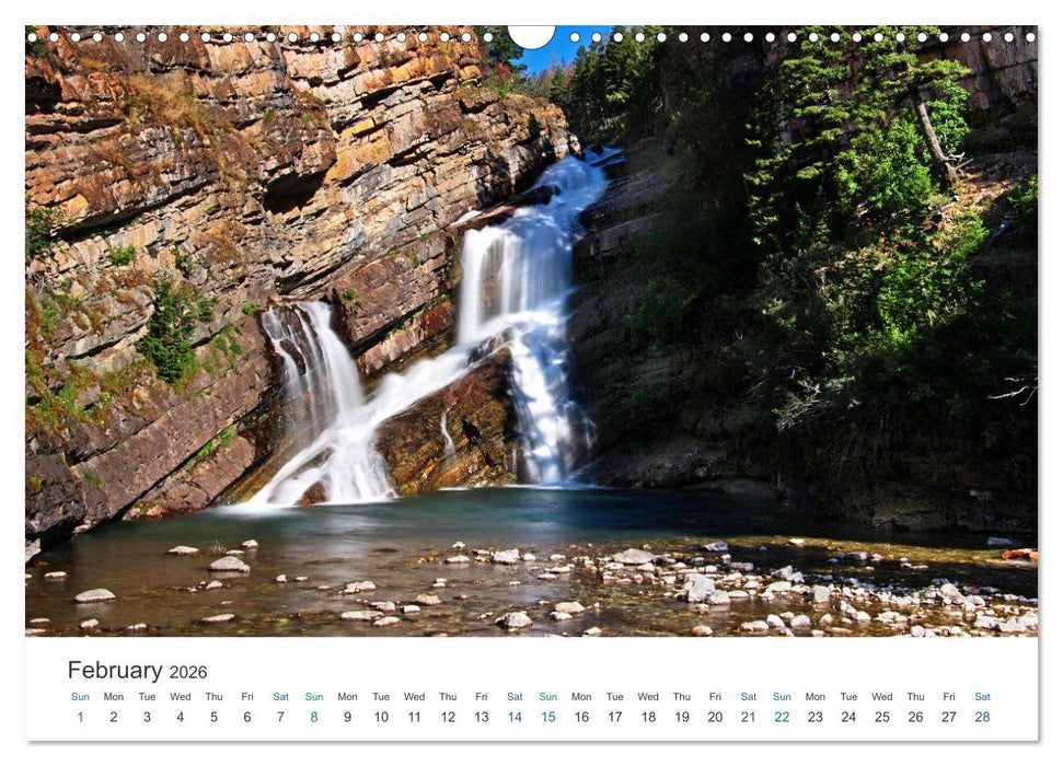 Journey through Alberta and British Columbia (CALVENDO Monthly Calendar 2026)