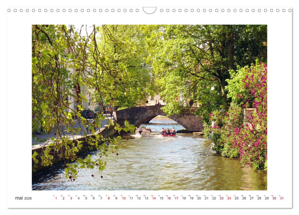 Profiter de Bruges (CALVENDO Calendrier mensuel 2026)