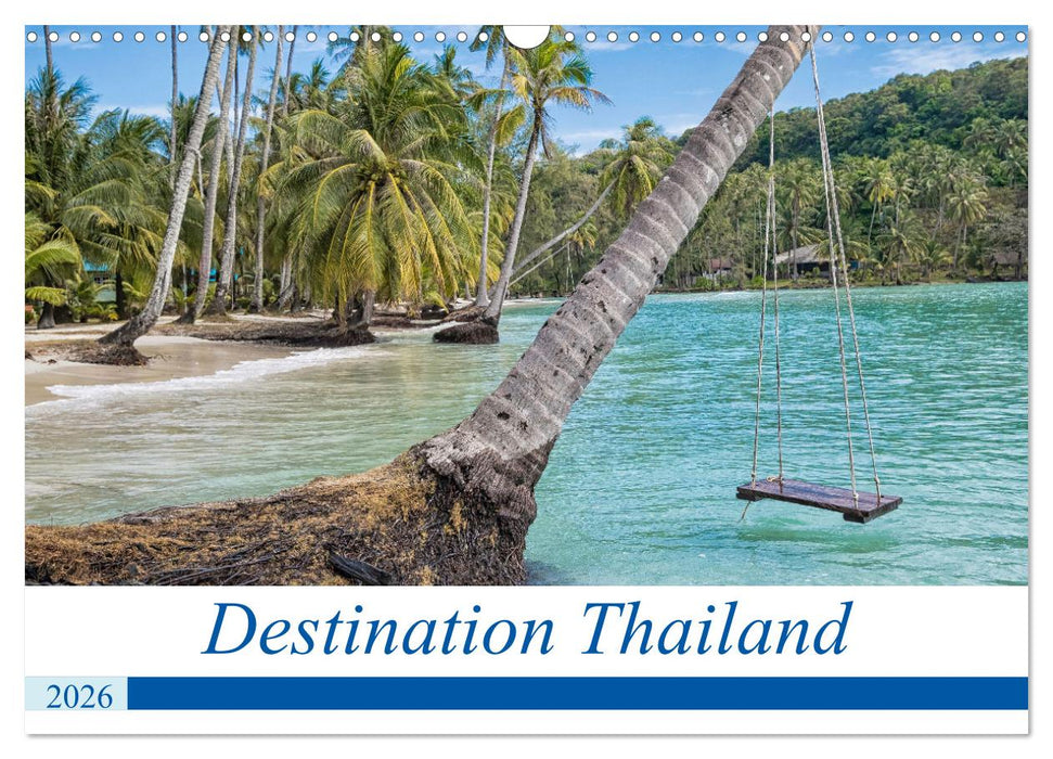 Destination Thailand (CALVENDO Monthly Calendar 2026)