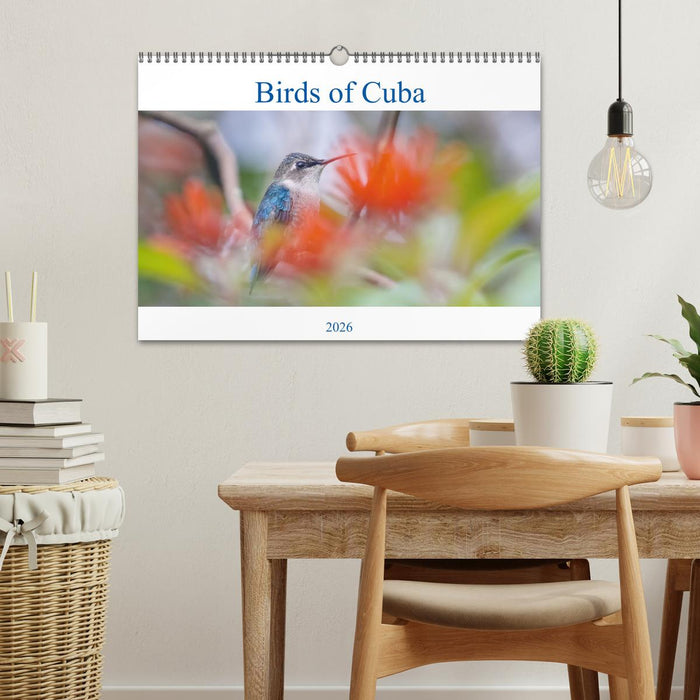 Birds of Cuba Island (CALVENDO Monthly Calendar 2026)