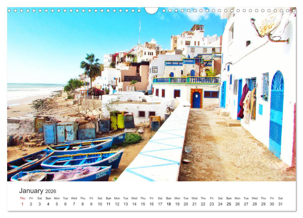 The colorful Morocco (CALVENDO Monthly Calendar 2026)