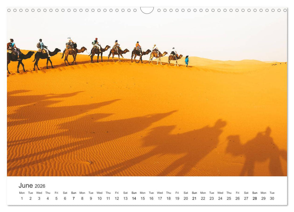 The colorful Morocco (CALVENDO Monthly Calendar 2026)