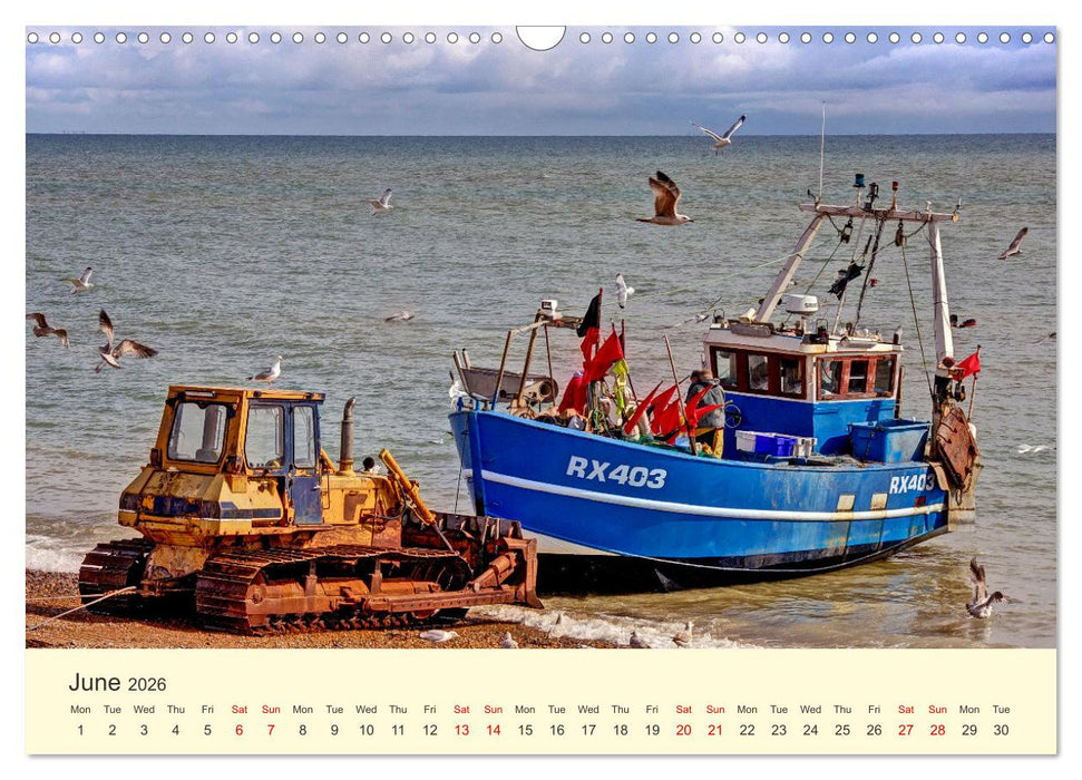 The Hastings Fishing Fleet (CALVENDO Monthly Calendar 2026)