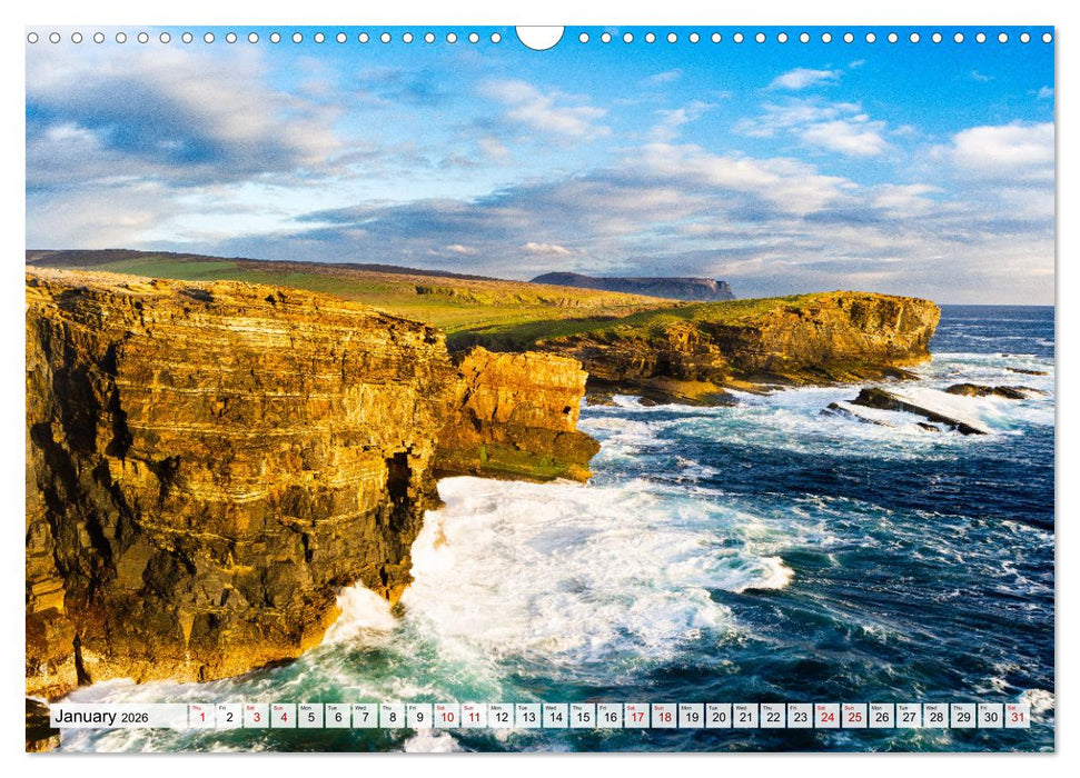 Scotland's Northern Isles - The Orkney and Shetland Islands (CALVENDO Monthly Calendar 2026)