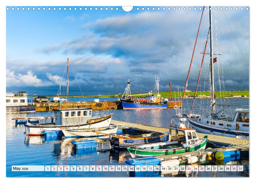 Scotland's Northern Isles - The Orkney and Shetland Islands (CALVENDO Monthly Calendar 2026)