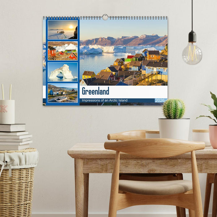 Greenland - Impressions of an Arctic Island (CALVENDO Monthly Calendar 2026)