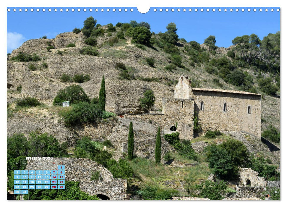 Chapelles historiques de Provence (CALVENDO Calendrier mensuel 2026)