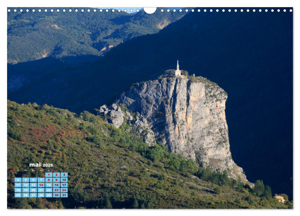 Chapelles historiques de Provence (CALVENDO Calendrier mensuel 2026)