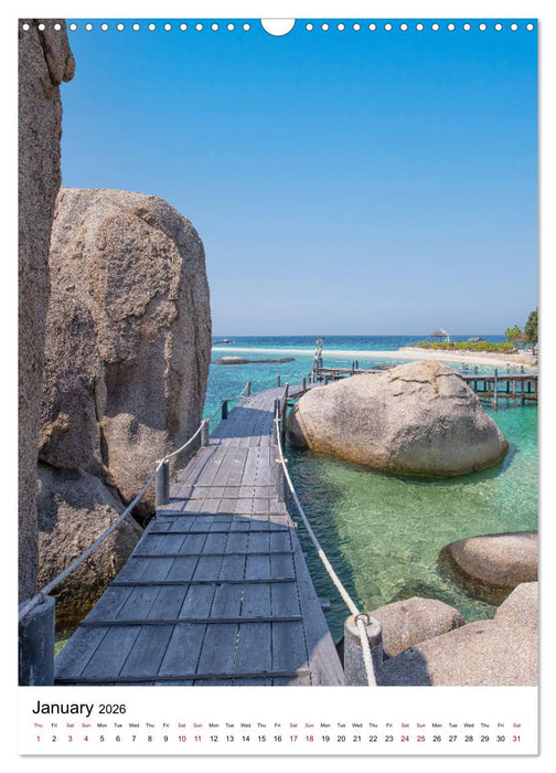 South East Asian Beaches (CALVENDO Monthly Calendar 2026)