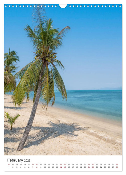 South East Asian Beaches (CALVENDO Monthly Calendar 2026)