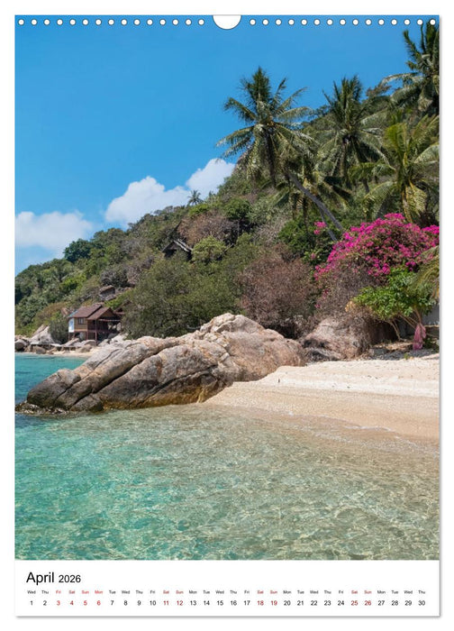South East Asian Beaches (CALVENDO Monthly Calendar 2026)