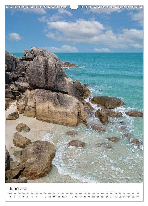 South East Asian Beaches (CALVENDO Monthly Calendar 2026)