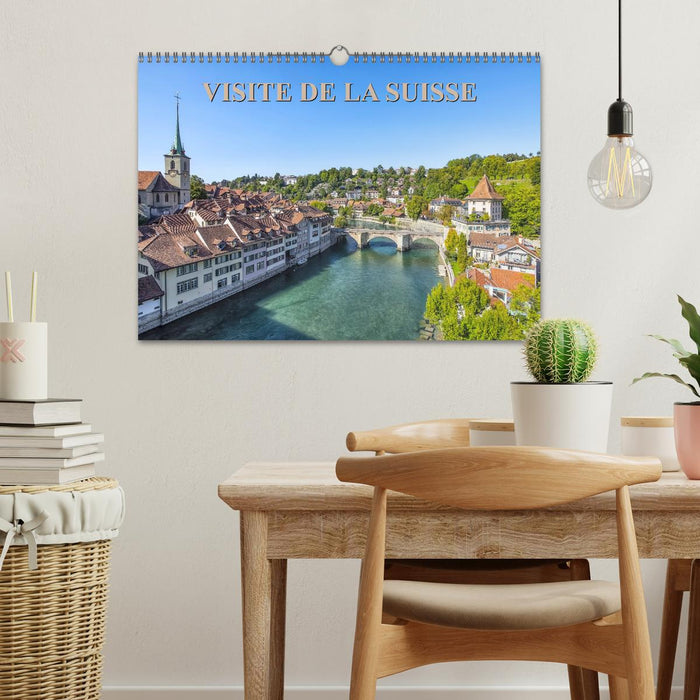 Visite de la Suisse (CALVENDO Calendrier mensuel 2026)