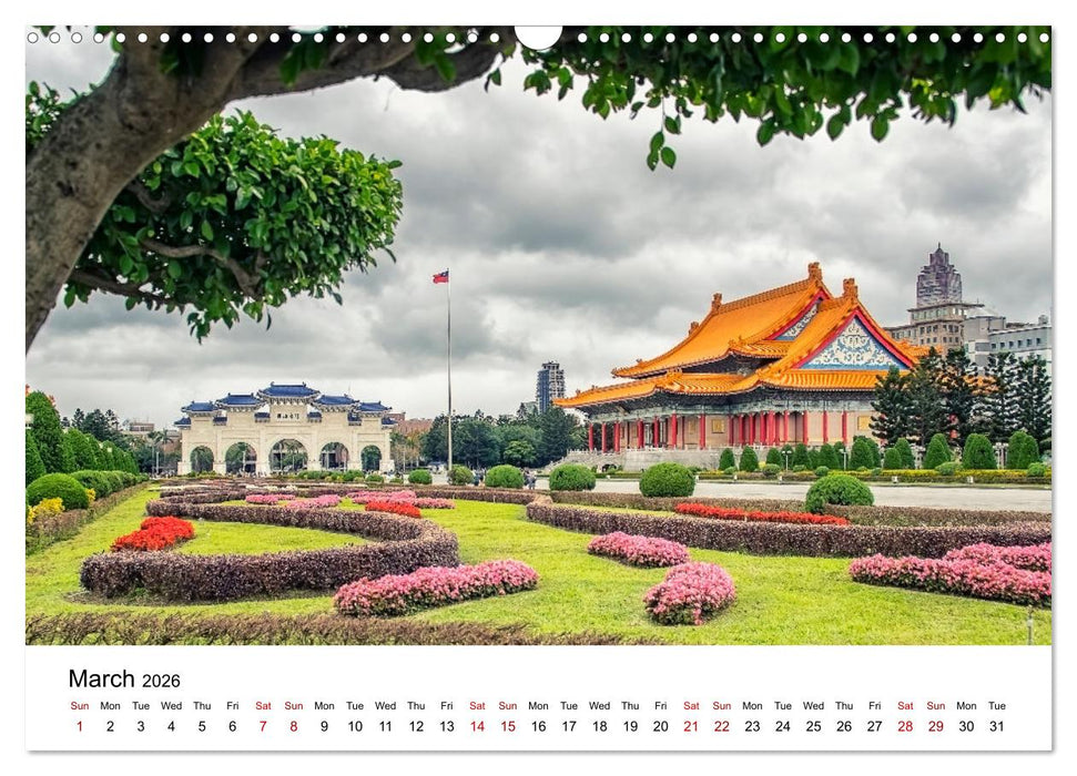 A Journey In Taipei (CALVENDO Monthly Calendar 2026)