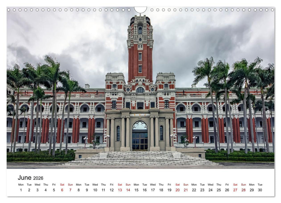 A Journey In Taipei (CALVENDO Monthly Calendar 2026)