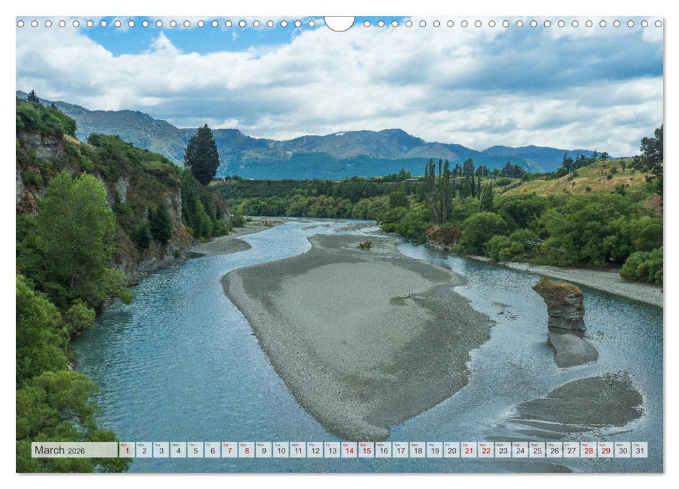 Breathtaking New Zealand (CALVENDO Monthly Calendar 2026)