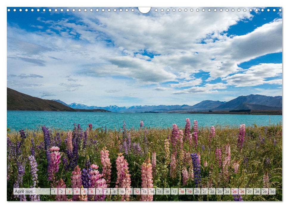 Breathtaking New Zealand (CALVENDO Monthly Calendar 2026)