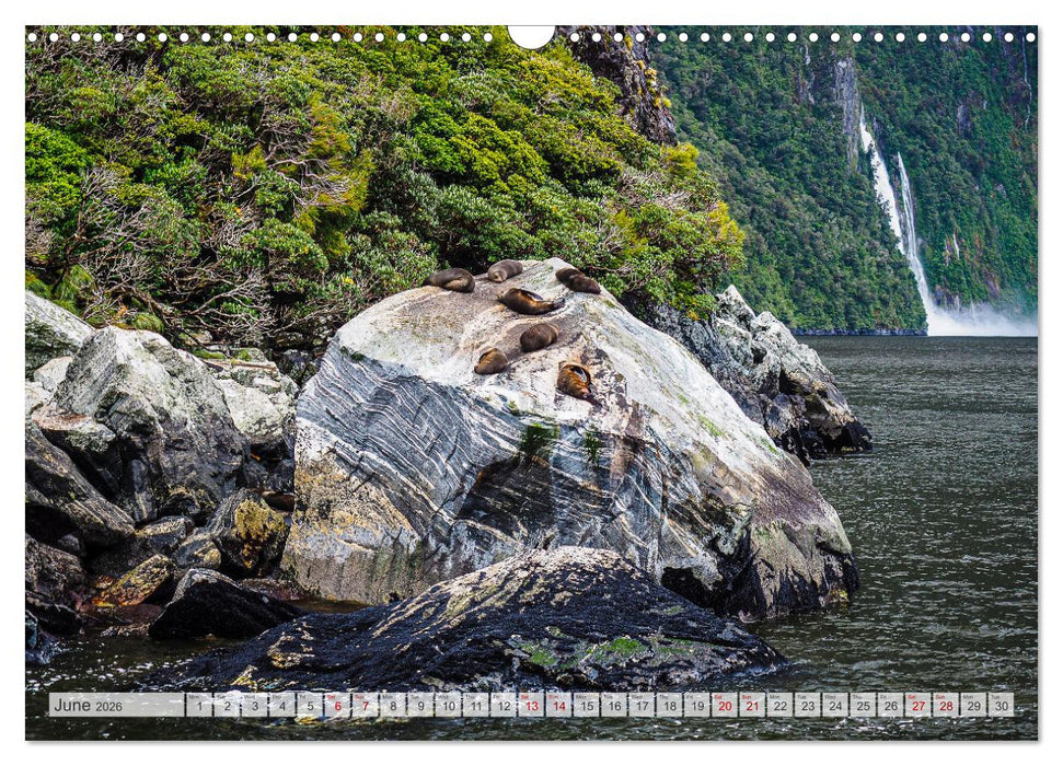 Breathtaking New Zealand (CALVENDO Monthly Calendar 2026)