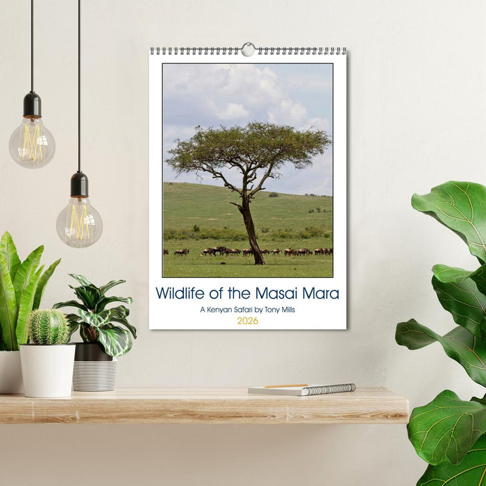 Wildlife of the Masai Mara (CALVENDO Monthly Calendar 2026)
