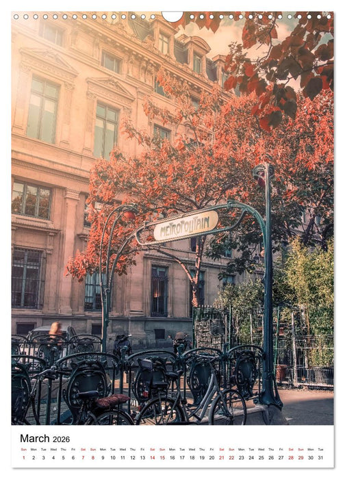 Wonders of Paris (CALVENDO Monthly Calendar 2026)