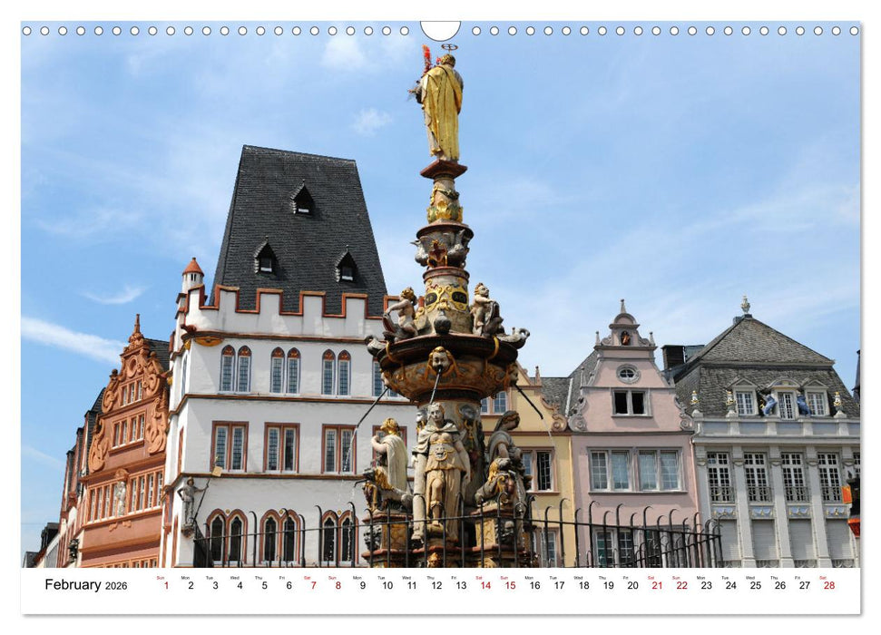 The Moselle valley - Along the Moselle river from Trier to Koblenz (CALVENDO Monthly Calendar 2026)