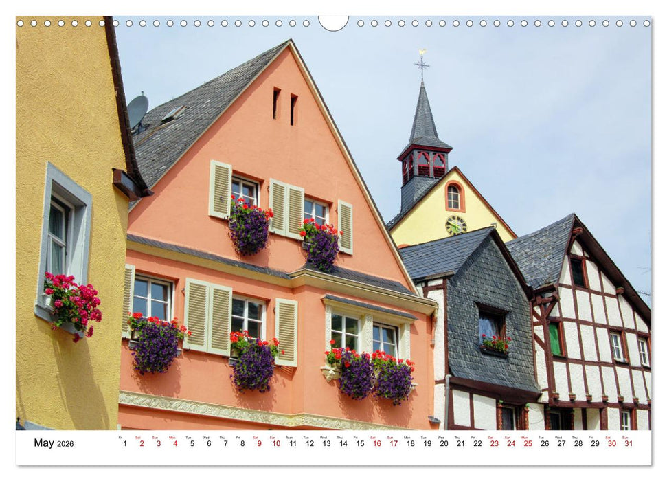 The Moselle valley - Along the Moselle river from Trier to Koblenz (CALVENDO Monthly Calendar 2026)