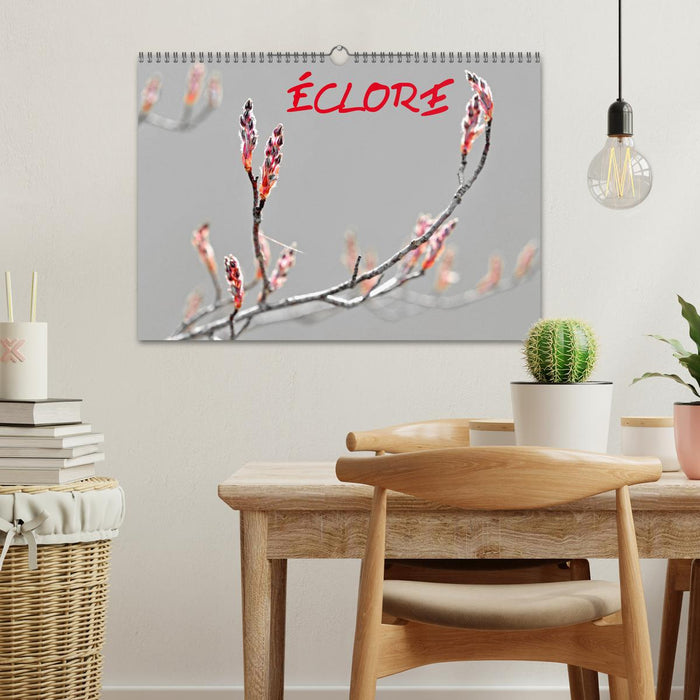 ÉCLORE (CALVENDO Calendrier mensuel 2026)