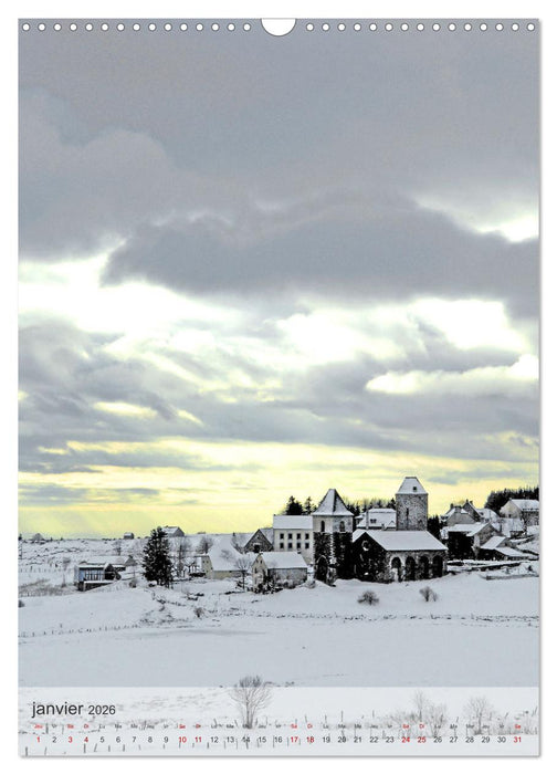 VILLAGES Occitanie (CALVENDO Calendrier mensuel 2026)