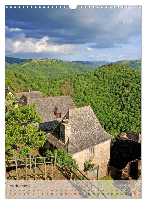 VILLAGES Occitanie (CALVENDO Calendrier mensuel 2026)