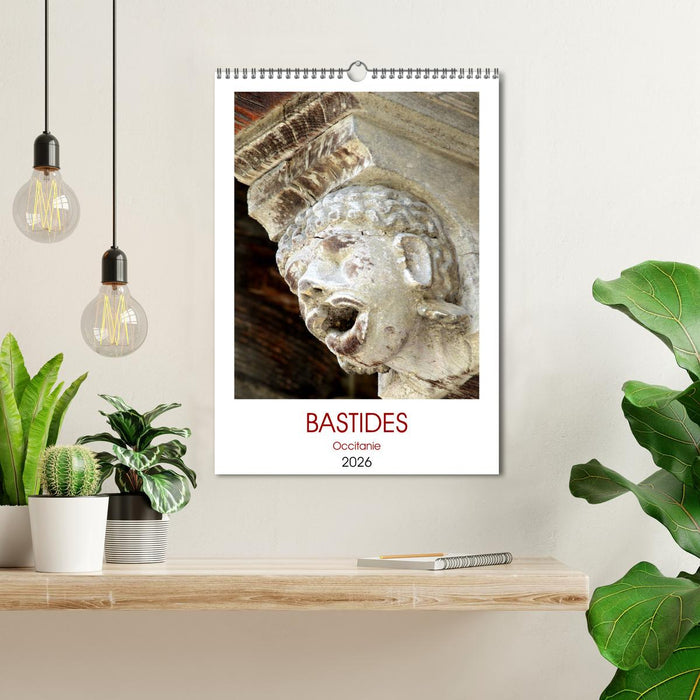 BASTIDES Occitanie (CALVENDO Calendrier mensuel 2026)
