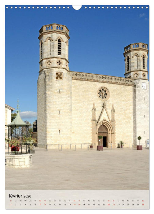 BASTIDES Occitanie (CALVENDO Calendrier mensuel 2026)